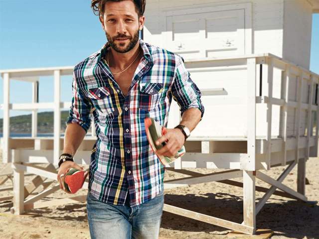 Desigual plaid shirt from Spring-Summer 2015 collection.