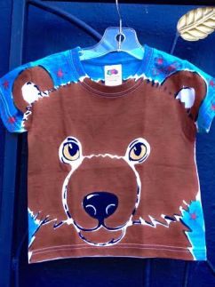 Angel kids bear shirt by Justine Brown. Fall 2015.