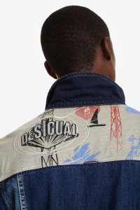 Desigual MARZO denim jacket. $255.95. A different denim jacket for men. Fall-Winter 2019 collection.