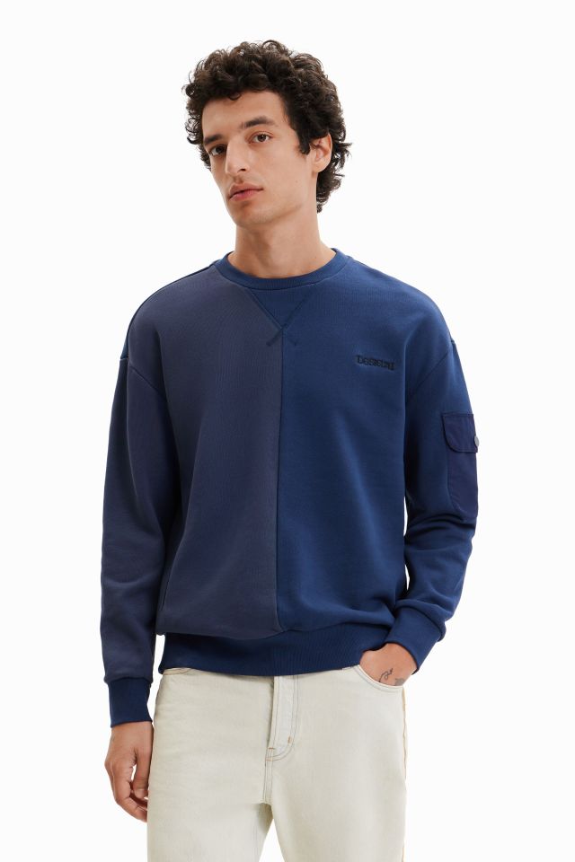 Desigual men's BRUNO sweatshirt Spring-Summer 2023 collection now in Vancouver Canada