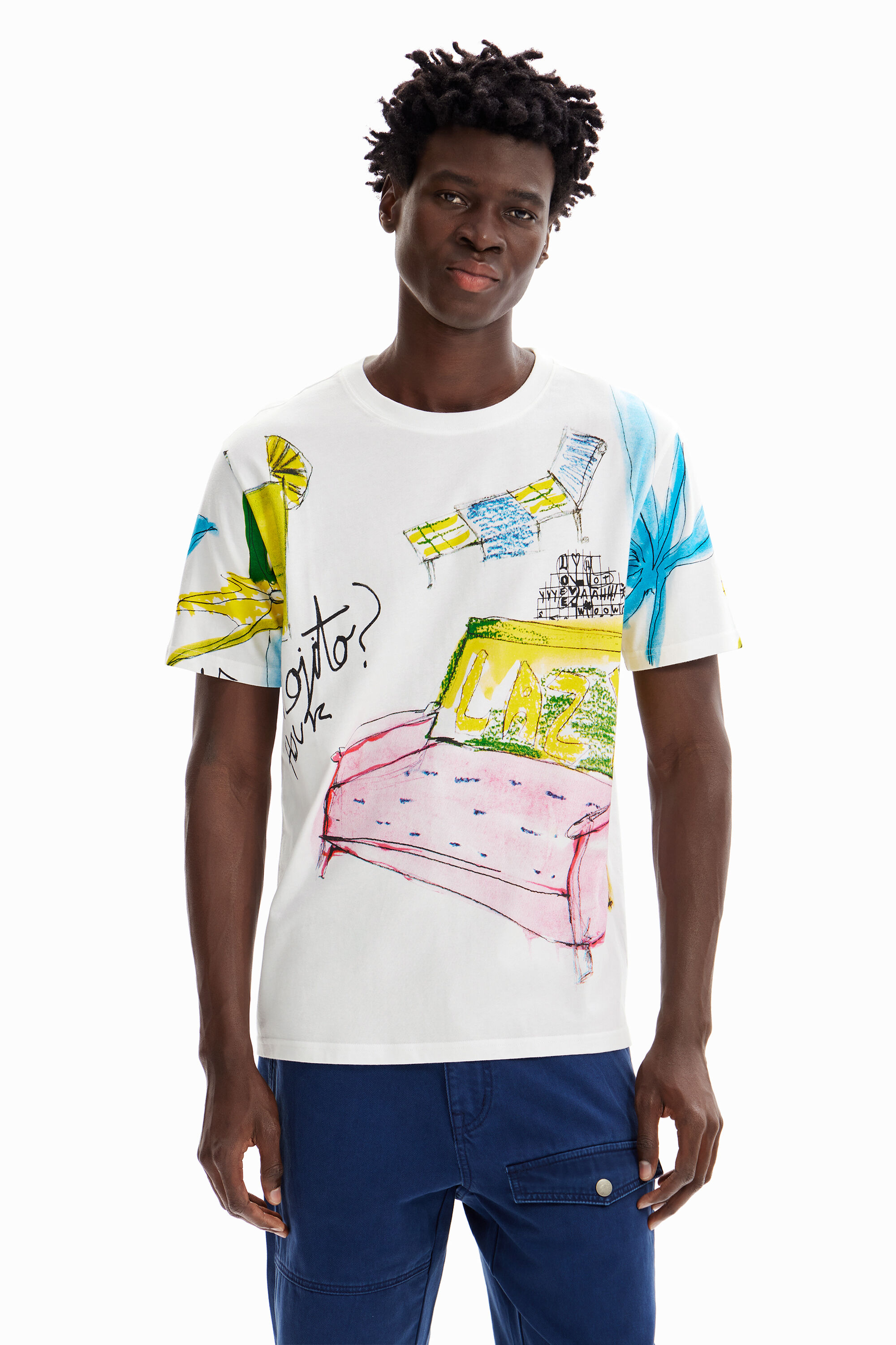 Desigual ANGEL cotton T-shirt Fall 2023 collection at Angel of Vancouver Canada