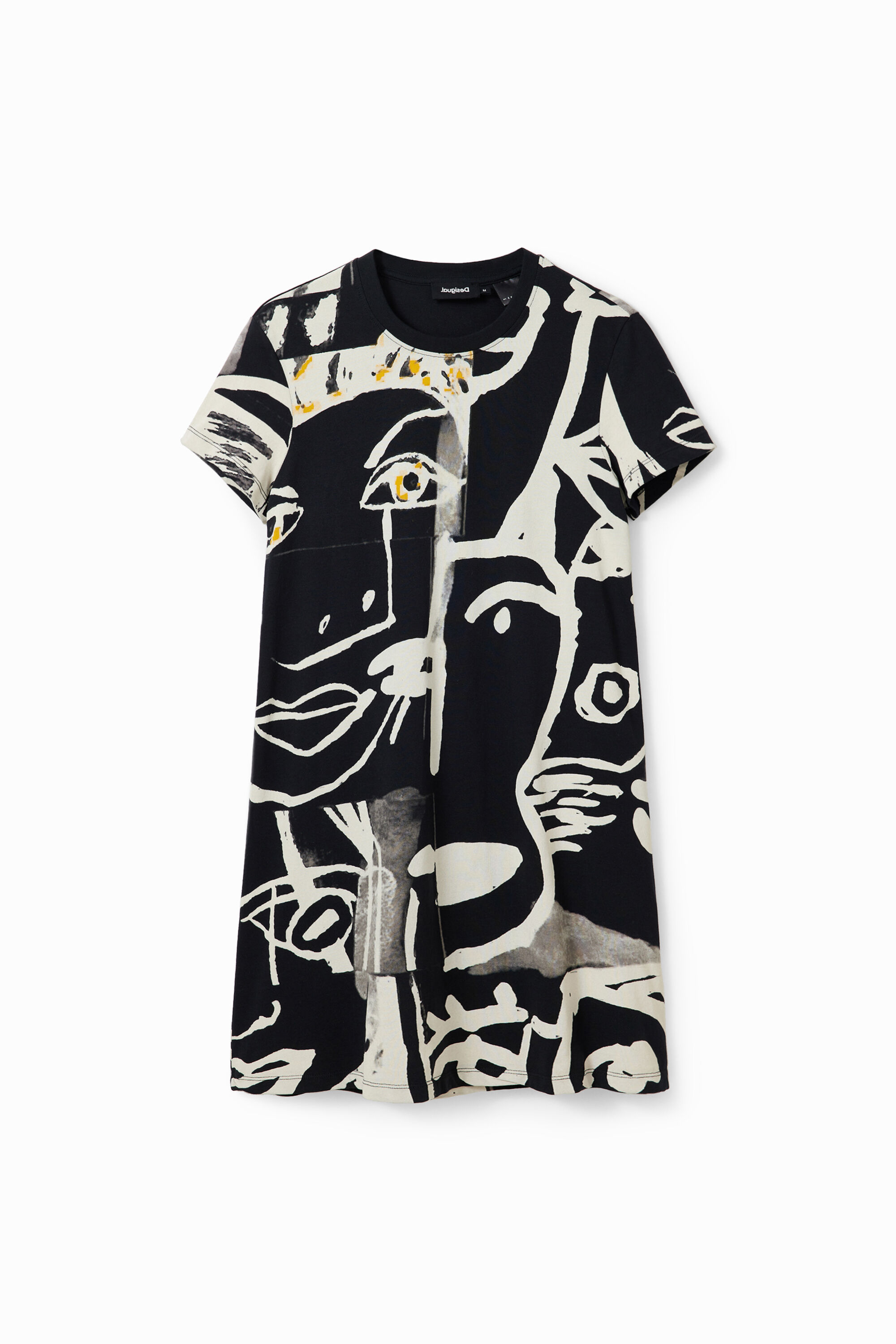 Desigual short cotton hand-painted style dress Fall 2023 collection now at Angel of Vancouver Canada