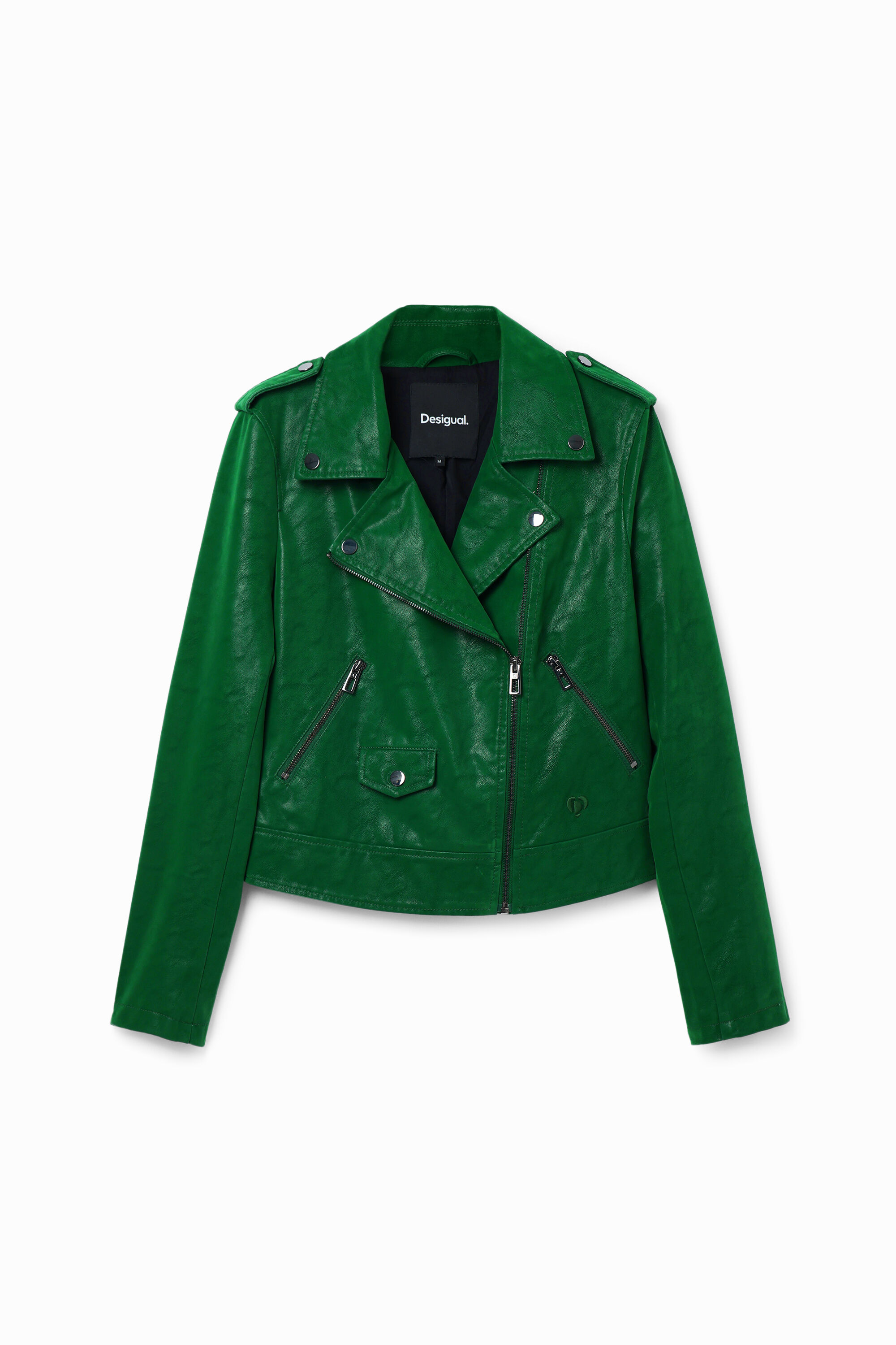 Desigual HARRY jungle green biker jacket SS2024