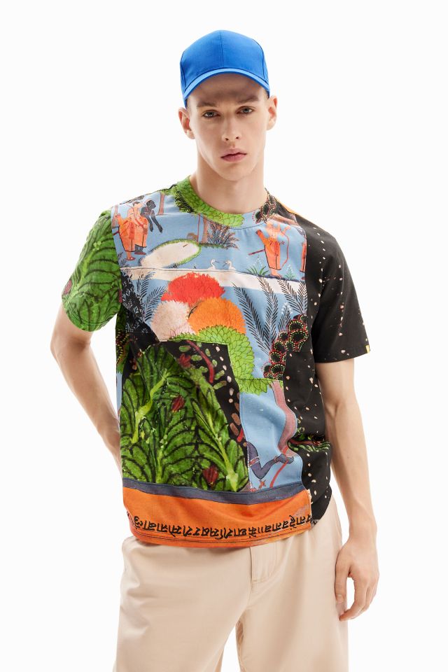 Desigual ROMAN cotton T-shirt Summer 2024 collection for men