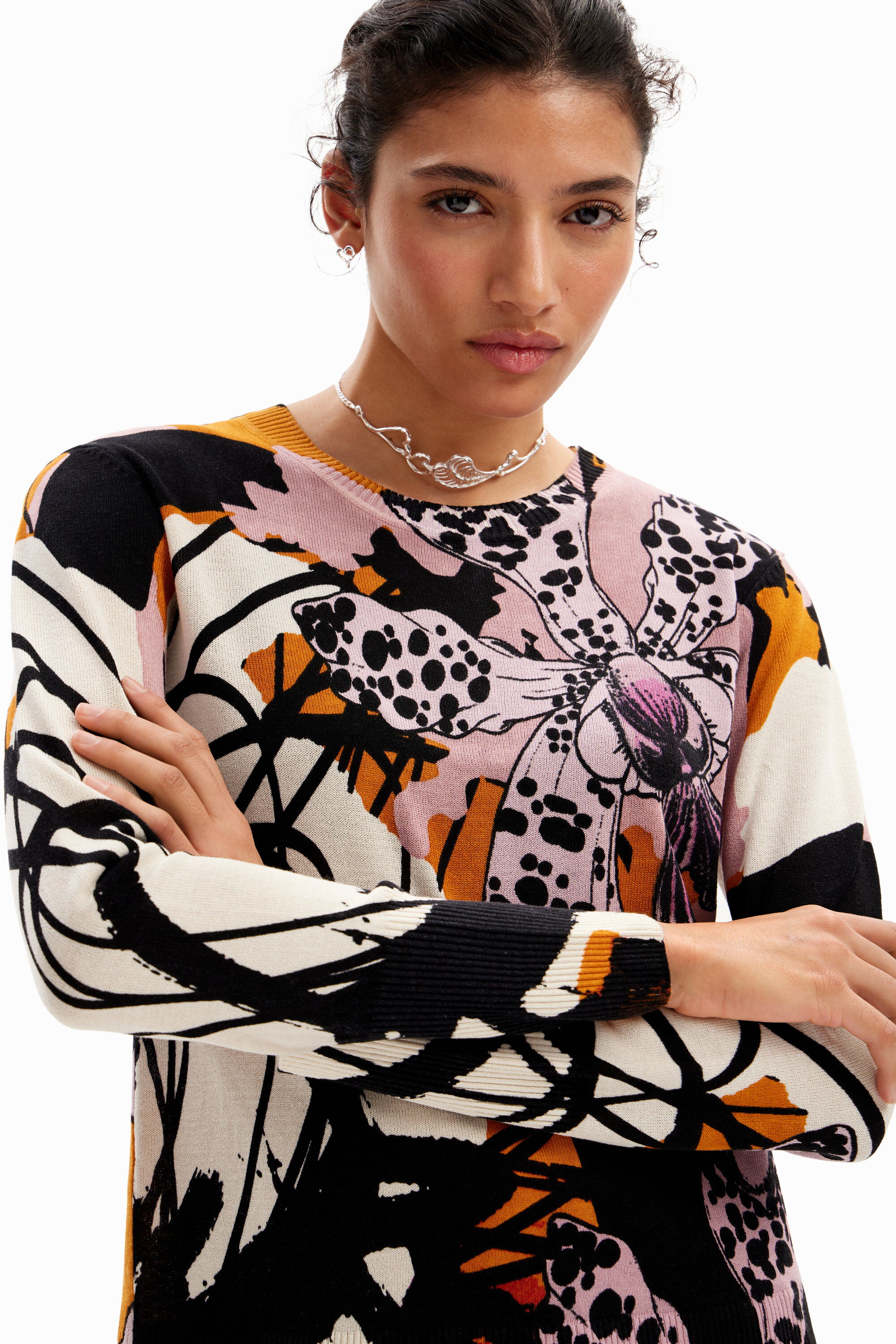 Desigual ORCHID pullover sweater by Christian Lacroix