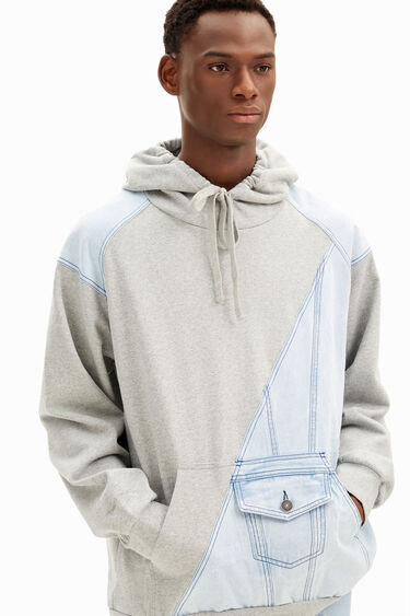 Desigual RAFAEL cotton hybrid sweatshirt SS2024 collection
