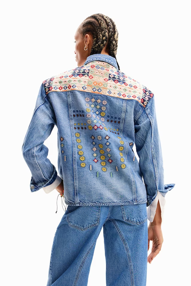 Desigual DONIS embroidered denim jacket SS2024